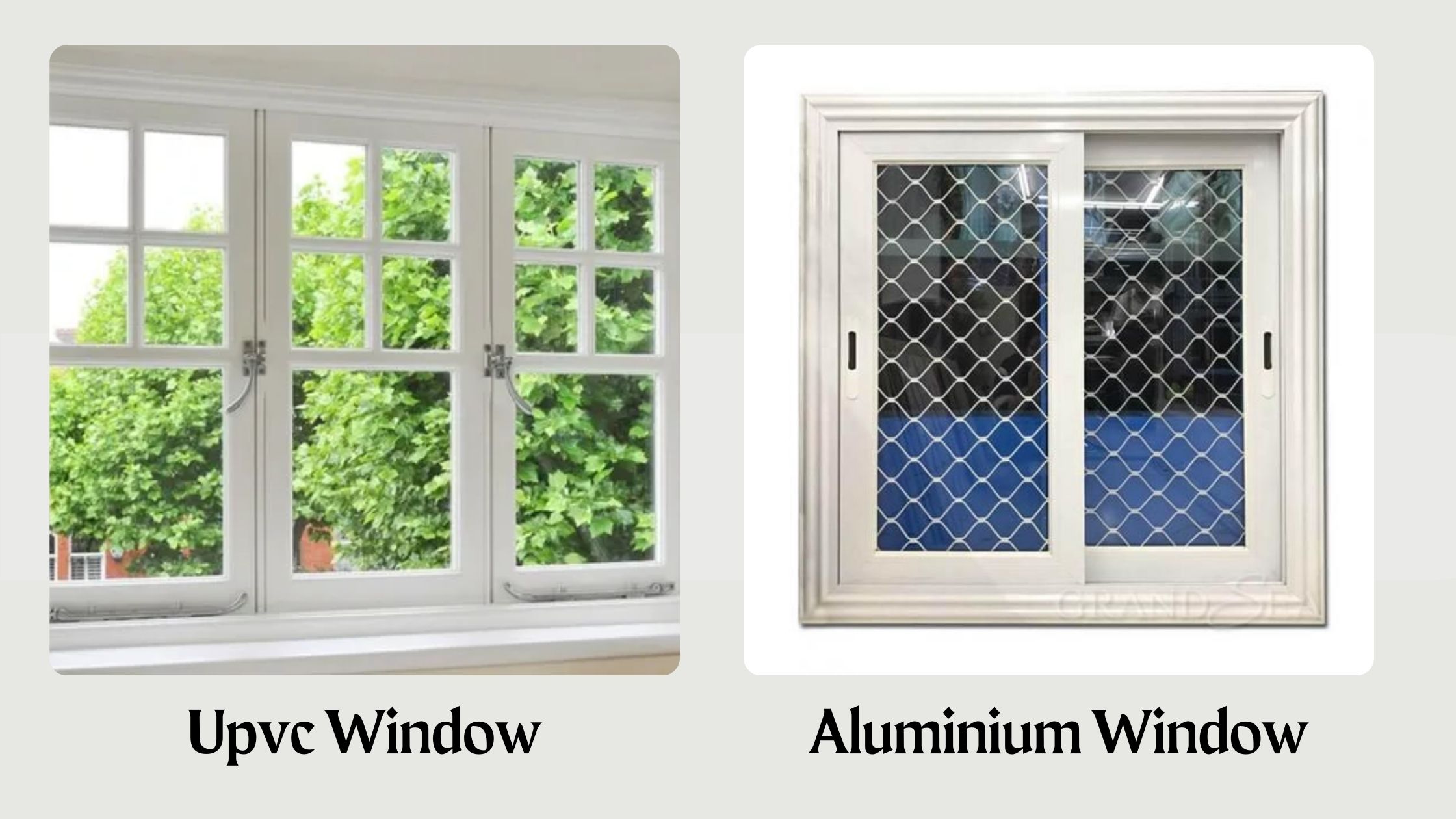 UPVC vs aluminium windows